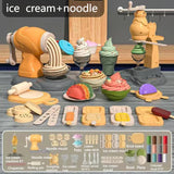 3D Plasticine Mold Modeling Clay Ice Cream Color Clay Noodle Maker Diy Plastic Play Dough Tools Sets Toys for Kids Birthday Gift
