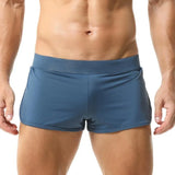 Men's Sports Shorts Mesh Breathable Pajamas Shorts Sexy Underwear Boxer Shorts Soft Loose Lounge Home Sleep Bottoms Briefs