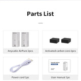 ANYCUBIC 3D Printer Parts Air Purifier 2 pcs/lot 3d Printers Accessory for Photon Series Photon M3 Plus LCD 3D Printers