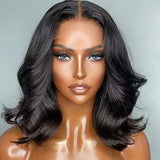 Body Wave Short Bob Wigs 13x4 Lace Front Human Hair Wigs 4x4 Lace Closure Wig Brazilian Transparent Lace Remy Hair Bling Hair