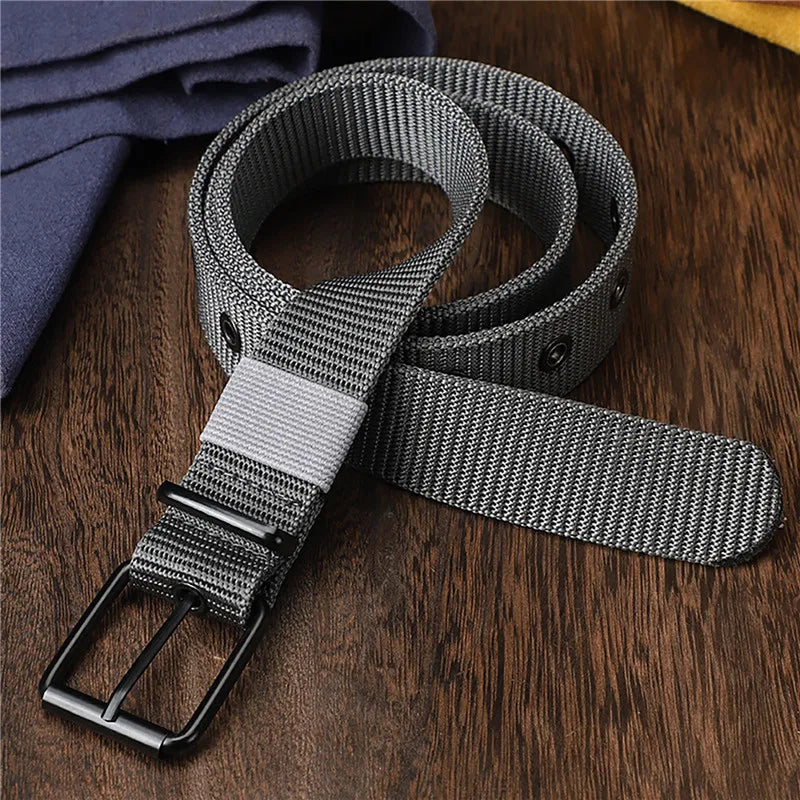 110 120 130 Men Belts Army Military Nylon Webbing Tactical Belt Fashion Casual Designer Unisex Belts High Quality Sports Strap