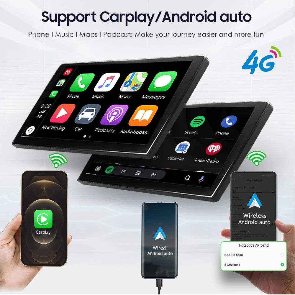 10.33" Android 12 8G 256G CarPlay GPS Navigation WiFi Stereo Car Radio For BMW X3 F25 X4 F26 2011-2017 NBT CIC Multimedia Player