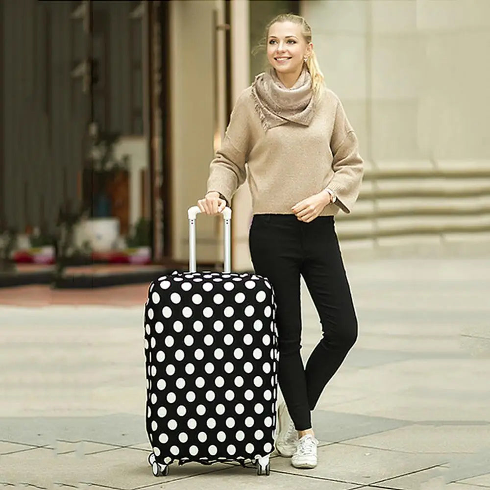 Fashion Suitcase Cover Travel Luggage Protector 5 Colors Luggage Case Dust Cover Apply To 18-26inch Suitcase Trolley Case Cover