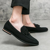 Brand Big Size Cow Suede Leather Men Flats 2023 New Men Casual Shoes High Quality Men Loafers Moccasin Driving Shoes