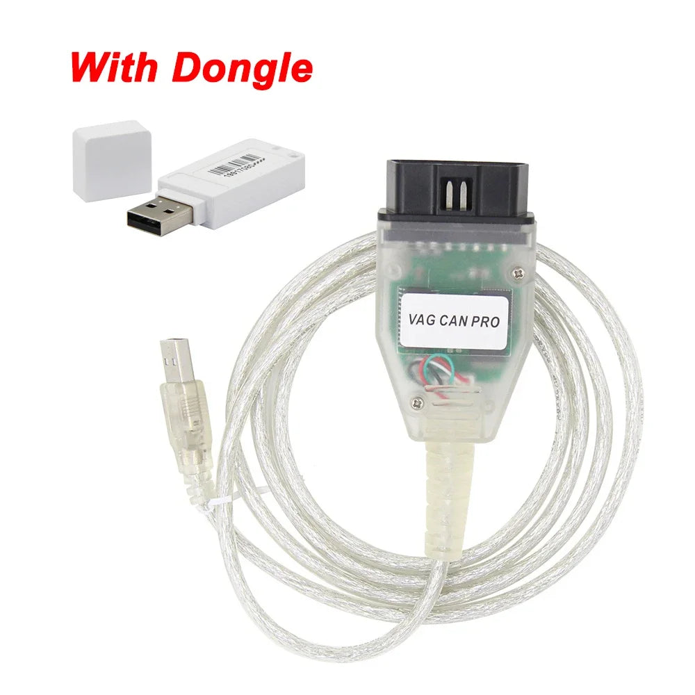 VAG CAN PRO 2023 VCP 5.5.1 Interface Can Bus VAG COM K-line OBD 2 OBD2 Auto Car Diagnostic Tool OBDII Cable for VW for AUDI