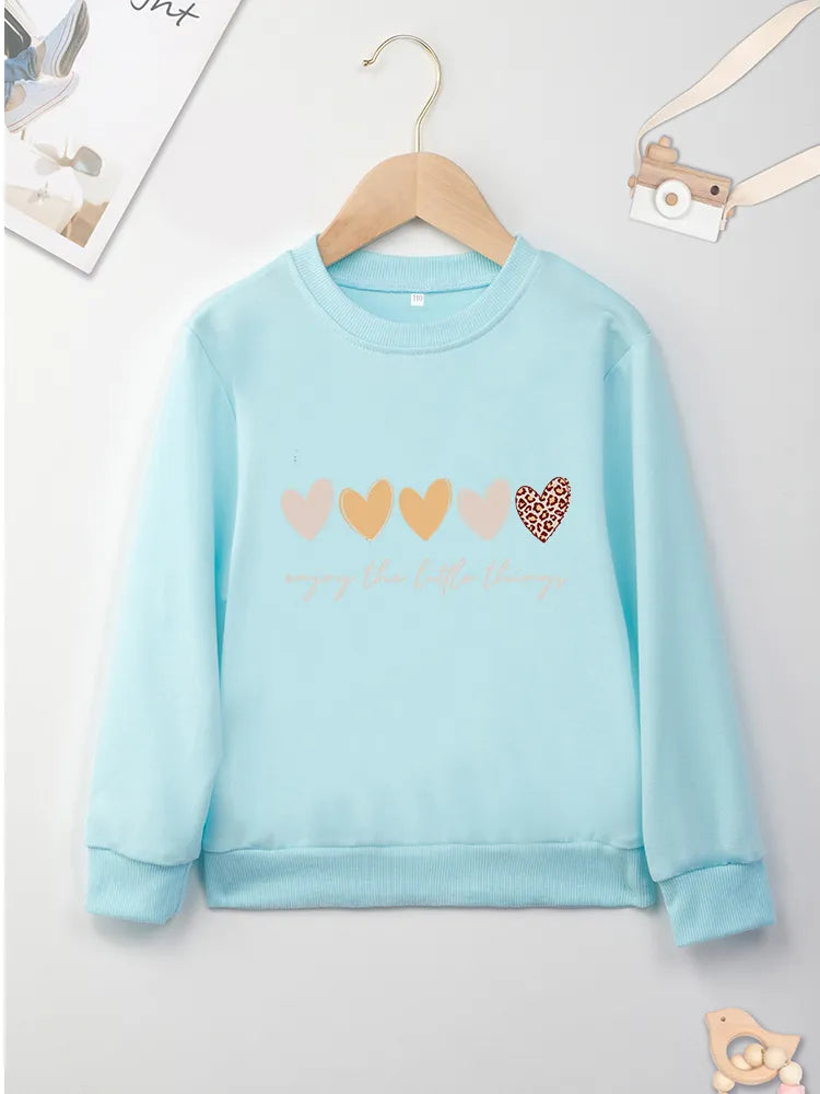 Fashion Kids Comfy Sweater Four Seasons Outdoor O Neck Dropship Y2K Minimalist Print Hot Sell Products New Cute Baby Sweatshirt