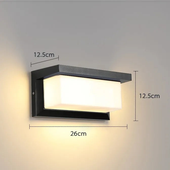 LED outdoor lights waterproof IP65 Motion Sensor light led outdoor wall light outdoor lighting AC85-265V outdoor wall lamp