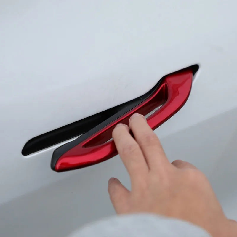 Futhope 4pcs Bonding Door Handle Protection Cover For Tesla Model 3 Model Y 2021-24 Car Firm Antifreeze Modification Accessories