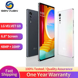 Original LG G9 VELVET LM-G900TM 5G SmartPhone 6GB RAM 128GB ROM 6.8'' Mobile Phone OctaCore Andriod CellPhone