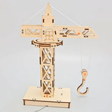 Electric Tower Crane Model Kids Science Toy STEM Technology Gadget DIY 3D Puzzle Learning Educational Toys for Children