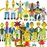 NJ Croce The Simpsonas Figure Bendable Doll Ornaments Accessories Fantasy Figurines Children Present