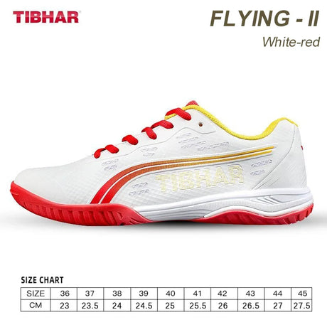 TIBHAR Flying Table Tennis Shoes Lightweight Anti-slip Ping Pong Sports Sneakers Men Women Breathable Workout Shoes