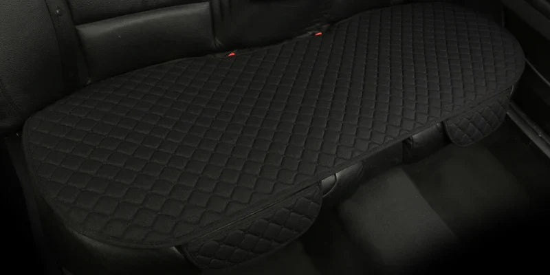 Summer Flax Car Seat Cover Linen Fabric Automobiles Seat Cushion Breathable Chair Protector Pad Mat Universal for Car Truck SUV