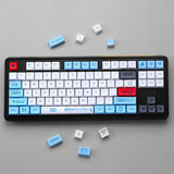 134 Keys XDA Keycaps EVA 01 00 02 08 DYE-Sublimation PBT Keycap For Mx Switch Mechanical Keyboard Anime Custom ISO Key Caps DIY