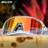 SCVCN-Sunglasses for Men Sport Cycling Glasses Bike Mountain Bicycle Hiking Camping Golf UV400 Protection Glasses Women Baseball