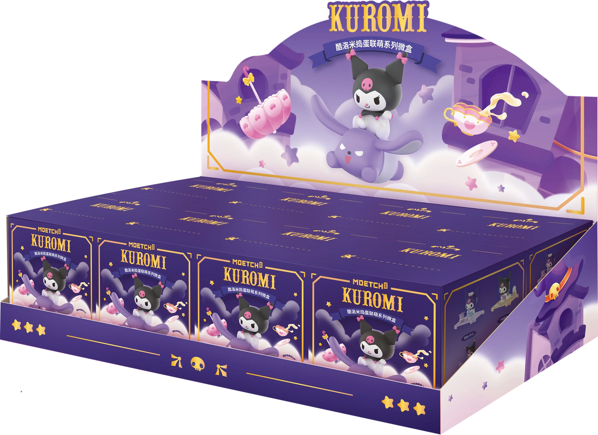 Moetch Sanrio KUROMI Cute Kawaii Blind Box Anime Figure Mystery Box Troublemaker Alliance Series Birthday Christmas Gifts