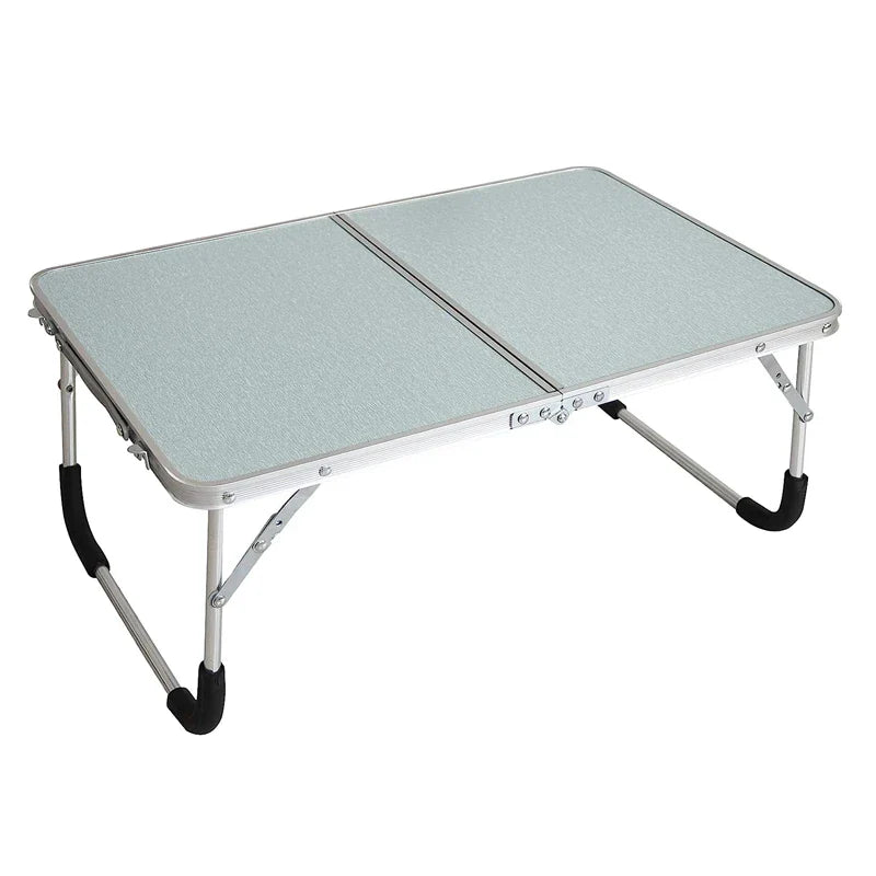 Folding Laptop Desk, Portable Foldable Camping Table, Mini Picnic Table with Storage Space, Lap Desk Reading Holder for Anywhere