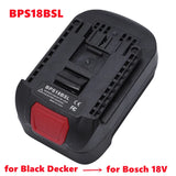 Power Tool Adapter BS18MT Converter For Bosch 18V Li-ion Battery for Makita/Milwaukee/Dewalt for Ryobi/Metabo/Worx/Devon Tool