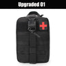 Tactical Molle First Aid Kit Survival Bag Emergency Pouch Military Outdoor Travel Waist Pack EDC Hunting Camping Lifesaving Case