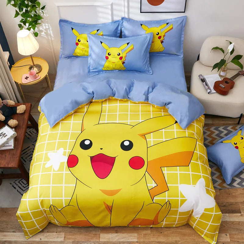 Keeppley Pokemon Animation Derivatives Bedding Sets Australia /Europe/USA Full Queen King Size Quilt Duvet Cover