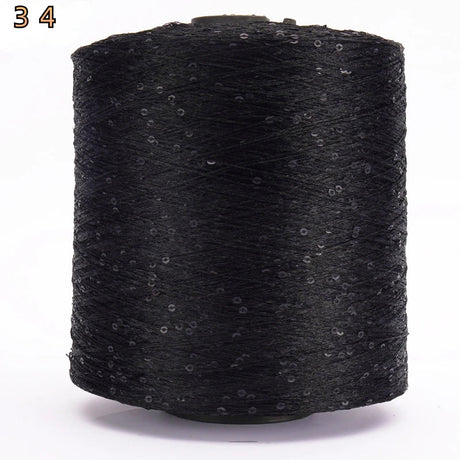 500G Glitter FancyYarn Sequin  Hand Crochet Thread Knitting Clothes Needleworkyarn With Sequins Knitting Yarn Needlework Sequins