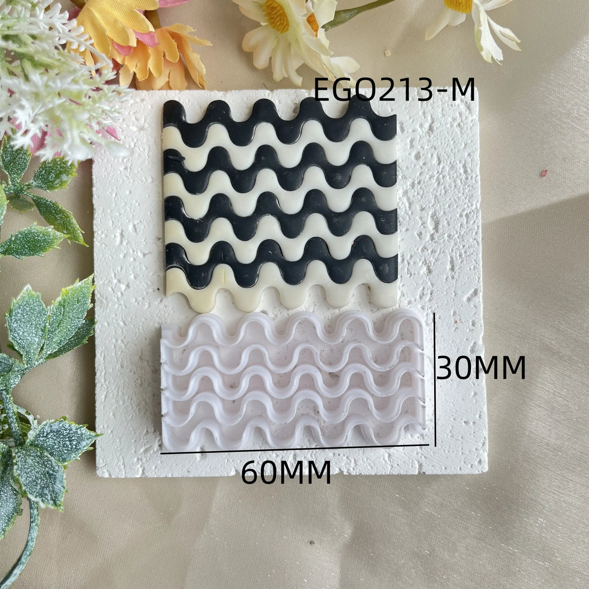 Checkerboard Polymer Clay Molds Clay Strip Cutter DIY Ceramics Earrings Jewelry Pressed Lines Pottery Tools