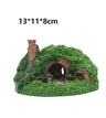 Aquarium Decoration Grass House Resin Cave Fish And Shrimp Hiding House Landscaping Fish Tank Decoration Accessories