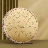 Hluru 15 Notes Glucophone Steel Tongue Drum 13 14 Inch 15 Notes Ethereal Drum Yoga Meditation Percussion Musical Instruments