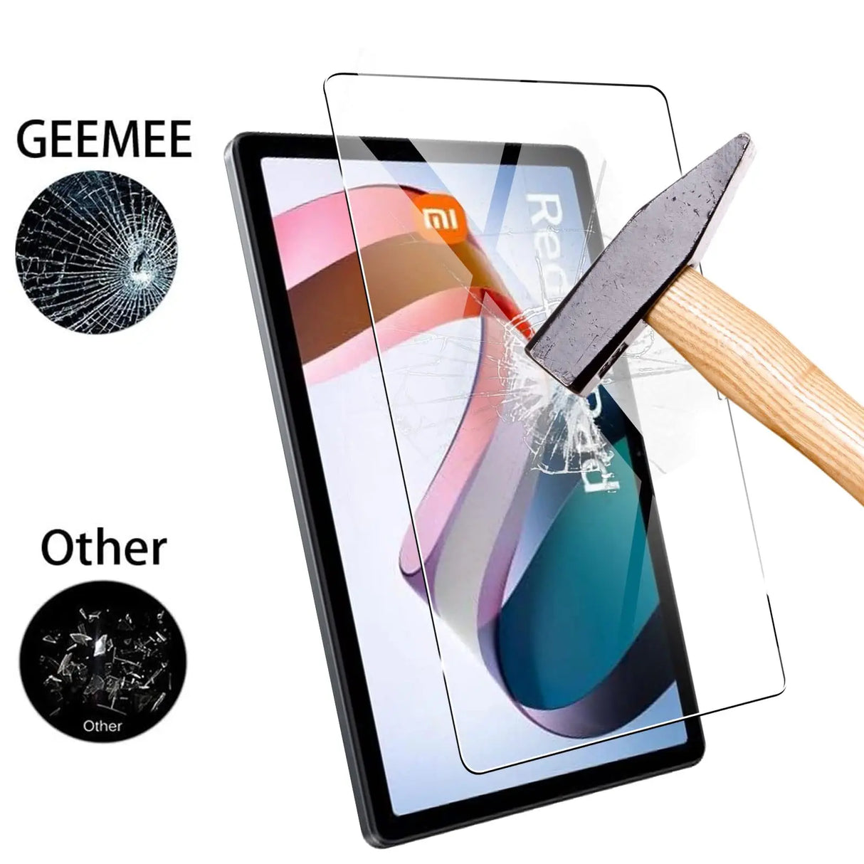 3Pcs Tempered Glass Cover For Xiaomi Mi Pad 5 6 Pro 11 Inch Screen Protector For Xiaomi Redmi Pad 10.6 Inch Tablet Film