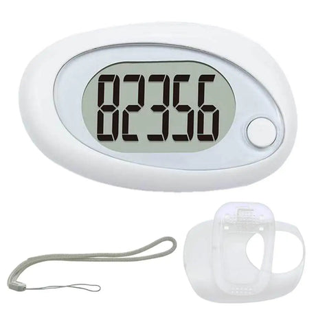 Women Pedometer For Walking 3D Pedometer With Clip And Lanyard Long Standby Time Seniors Pedometer With Error Correction For