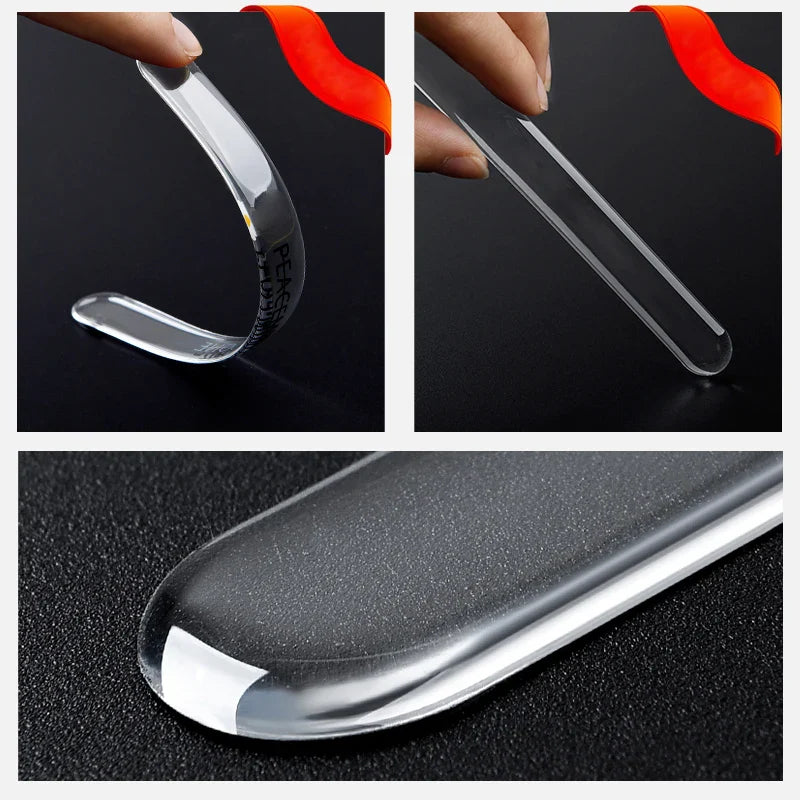 Car Door Edge Transparent Anti Scratch Protection Strips Rearview Mirror Anti-collision Protector Sticker Bumper Scuff Plate Bar