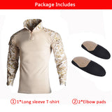 Tactical Combat Shirt Military Uniform Army Clothing Tatico Tops Airsoft Multicam Camouflage Hunting Clothes Long Shirt Mens 8XL