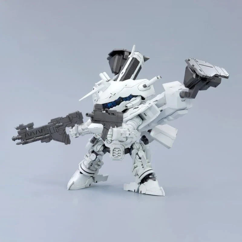 Games Armored Core Anime Figure 1/72 Kp-136 D-style 02 Assembly Model Kit Figurine White Glint Q Version Statue Collectible Toys