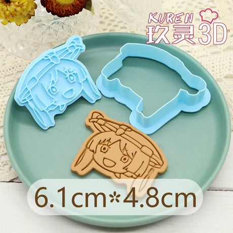 Genshin Impact Neuvillette Cake Tool Animal Cookie Cutter Christmas Cutters Biscuit Stamp Fondant Mould Baking Sugarcraft Molds