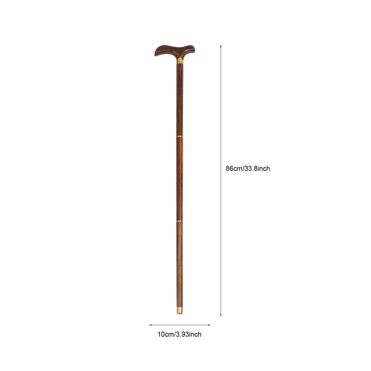 Wood Gifts Three-section Crutches Mountaineering Walking Stick Old Fashioned Outdoor Alpenstock Elder Cane For the elderly