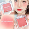 Face Blusher Matte Natural Cheek Tint Brighten Face Waterproof Face Contouring Cosmetics Blush Powder Soft Female Makeup 1pcs