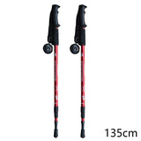 Trekking Poles Nordic Walking Sticks Telescopic Hiking Climbing Mountaineering Sticks Retractable Walking Cane 2pcs