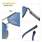 BLMUSA 2022 New Luxury Polarized Sunglasses Men Square Car Driving Brand Designer Business Sun Glasses Spring Pilot Sunglasses