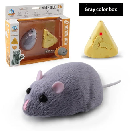 Simulation Infrared Electric Prank Jokes Remote Control Mouse Model Rc Animals Mouse on Radio Control for Cat Toys for Kids 2023