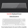 Acrylic Dust Cover for Keyboard Waterproof Dustproof Anti Stepping Protect Cover for 60 64 68 75 84 87 104 108 96 NJ68 Air Cover