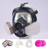 Protective mask, spray painted, chemical fire protection, wide field of view, full face mask, acid and alkali gas, 6800 gas mask