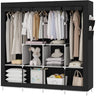 UDEAR Portable Closet Large Wardrobe Closet Clothes Organizer with 6 Storage Shelves, 4 Hanging Sections 4 Side Pockets,