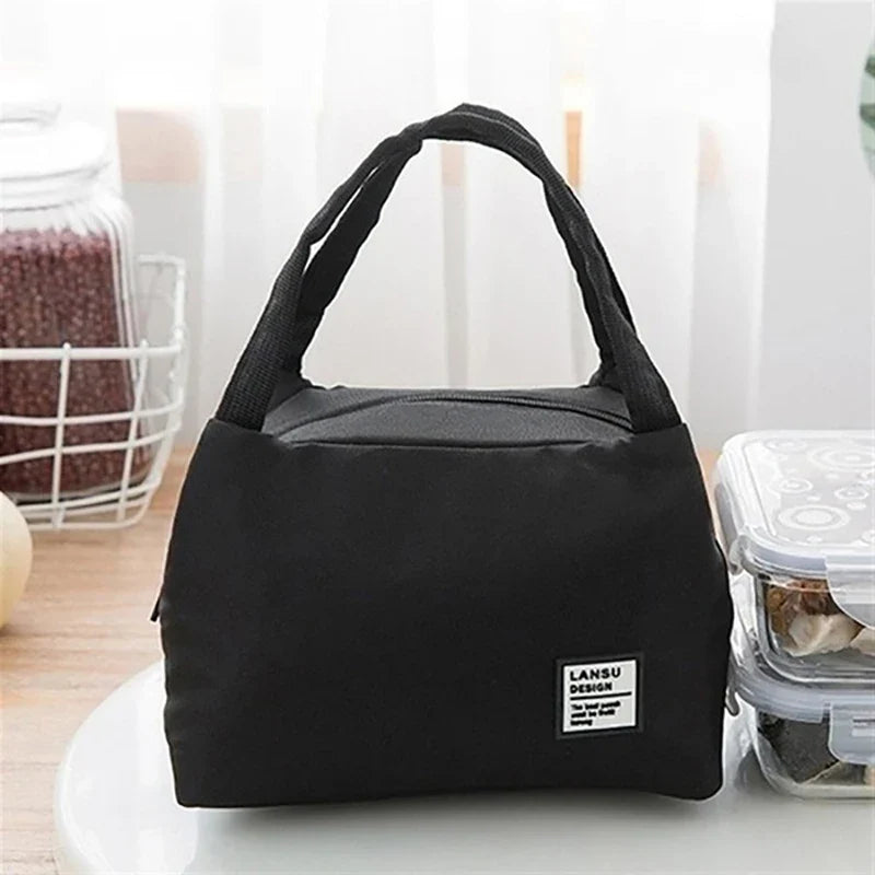 Portable Lunch Bag 2023 New Thermal Insulated Lunch Box Tote Cooler Bag Bento Pouch Lunch Container School Food Storage Bags