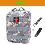 Tactical Molle First Aid Kit Survival Bag Emergency Pouch Military Outdoor Travel Waist Pack EDC Hunting Camping Lifesaving Case