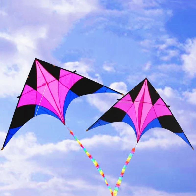 Free shipping delta kites flying toys for children kites factory nylon kites line professional kites reel fishing accessories