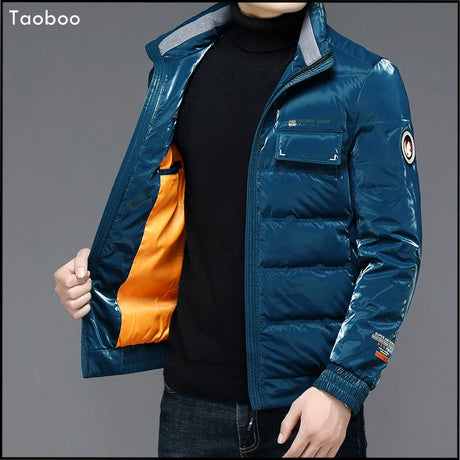 2022 Warm Thick Parka Men's winter jacket Casual Men's Outwear Solid Male Coats puffer jacket Classic Windbreak Down jacket men