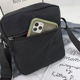 Men's Mini Casual Small Satchel Crossbody Bag Versatile Student INS Trend Mobile Phone Bag Shoulder Sports Boy Trendy Bags