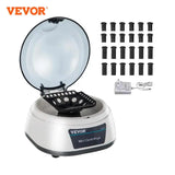 VEVOR Electric Centrifuge Machine Mini Bench-top Lab 500-5000/7000RPM Speed w/ 2 in 1 Rotor Blood Laboratory Centrifuge/Medical