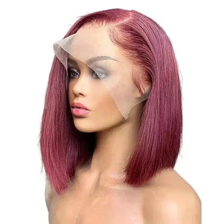 Blonde Bob Wigs Straight Short Human Hair 613 HD Lace Front Wigs Natural Hairline Pre Plucked Short Bob Wigs for Black Women