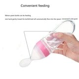 Baby Spoon Bottle Feeder Dropper Silicone Spoons for Feeding Medicine Kids Toddler Cutlery Utensils Children Accessories